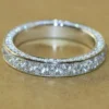 Christmas Deals SHOPESSA Christmas Gifts Jewelry Fashion Rings for Women Full Diamond Zircon Jewelry Anniversary Gift Size 6-10 on Clearance